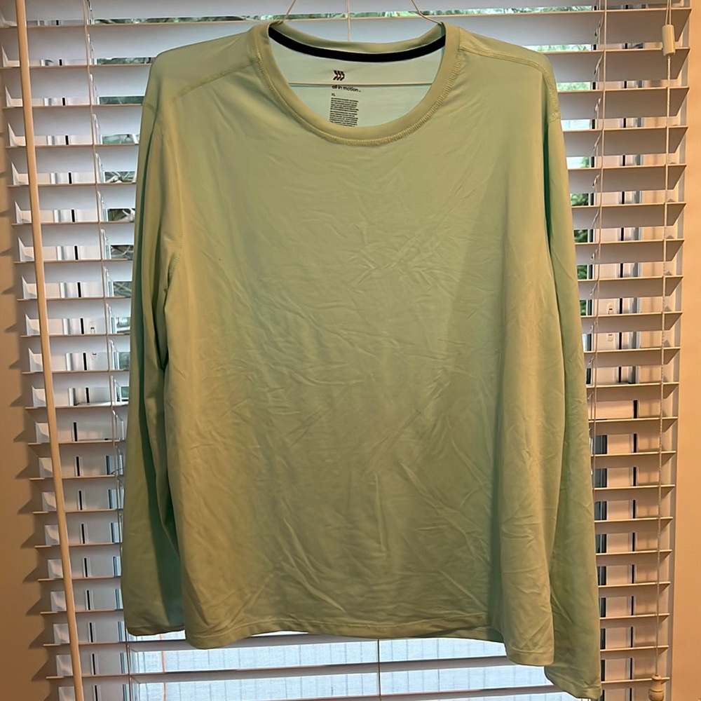 Performance Crew Long Sleeve - Light Green